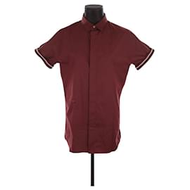 Dior-Cotton shirt-Dark red