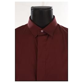 Dior-Cotton shirt-Dark red
