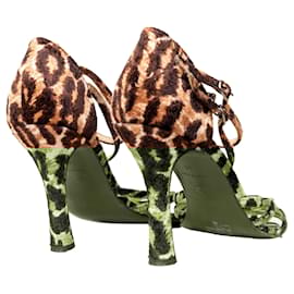 Dolce & Gabbana-Dolce & Gabbana Animal Print Strappy Heels-Other