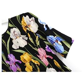 Dolce & Gabbana-Dolce & Gabbana Lily Print Silk Top-Multiple colors