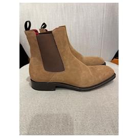 ALEXANDER MCQUEEN Boots T.EU 40 Suede Camel