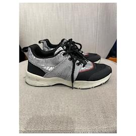 Dior-DIOR Trainers T.EU 39 Leather-Black