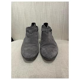Saint Laurent-SAINT LAURENT Boots T.EU 41 Suede-Grey