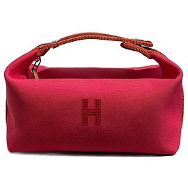 Hermès Bolsas de viagem HERMES T. Algodão Rosa