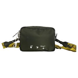 Off White Borsa a tracolla OFF-WHITE in nylon verde Verde Verde oliva