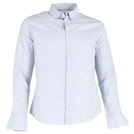 Camicia a maniche lunghe in cotone blu con stampa Monogram Louis Vuitton Blu Blu chiaro