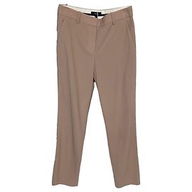Pantaloni classici Theory in lana rosa Marrone Rosa