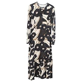 Rachel Comey- Rachel Comey Printed Mini Long Sleeve Dress in Multicolor Silk-Multiple colors