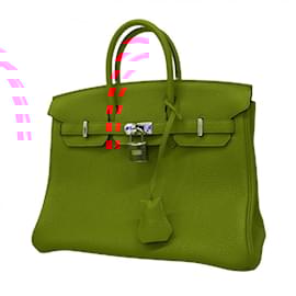 Hermès-Hermes Birkin 25 Handbag in Togo Rouge Coeur-Other