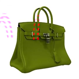 Hermès-Hermes Birkin 25 Handbag in Togo Rouge Coeur-Other