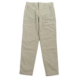 Fendi-Fendi Nylon FF Logo Military Cargo Pants-Beige