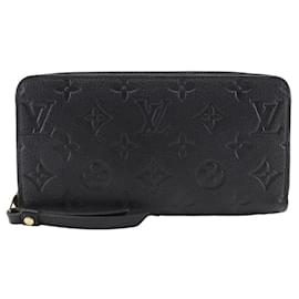 Louis Vuitton-Louis Vuitton Monogram Empreinte Zippy Wallet-Black
