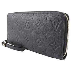 Louis Vuitton-Louis Vuitton Monogram Empreinte Zippy Wallet-Black