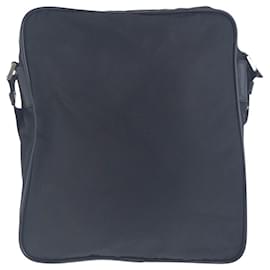 Prada-Prada Nylon Tessuto Triangle Logo Shoulder Bag-Black