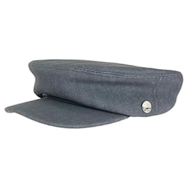 Hermès-Hermes Cotton Viscose Casquette Hat-Brown