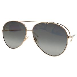 Fendi Gold Black Metal Sonnenbrille FF0286/S Andere