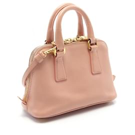 Prada-Prada Saffiano Lux Leather Handbag BL0851-Pink