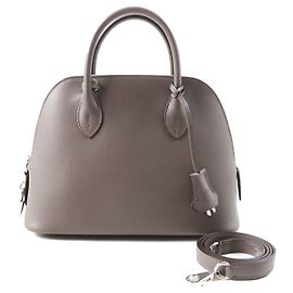Hermès Hermes Bolide 1923 25 Evercolor Handbag Grey