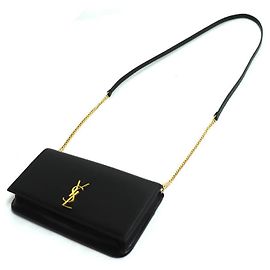 Borsa porta telefono Cassandra Yves Saint Laurent Nero