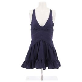 ZIMMERMANN Dresses T.0-5 0 Linen Navy blue