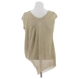 Dior-DIOR Tops T.FR 40 Viscose-Golden