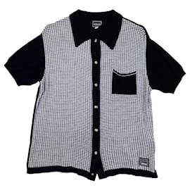 Versace Jeans Couture Camicia a quadri vintage Versace Nero Bianco
