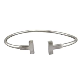 Tiffany & Co-Pulseira T-Wire Tiffany em ouro branco 18K-Dourado