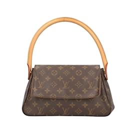 Louis Vuitton-Louis Vuitton Looping Monogram Shoulder Bag-Brown