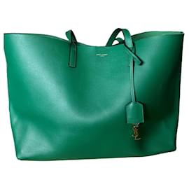 Yves Saint Laurent Sac de shopping Saint Laurent Vert