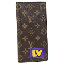 Louis Vuitton-Louis Vuitton Brazza Wallet-Brown