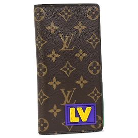 Louis Vuitton Brazza Geldbörse Braun