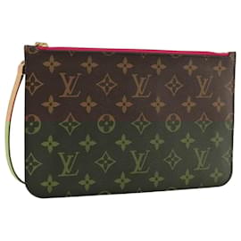 Louis Vuitton-LOUIS VUITTON Monogram Neverfull MM Pouch Accessory Pouch LV Auth 106263-Monogram