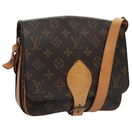 Louis Vuitton-LOUIS VUITTON Monogram Cartouchiere MM Shoulder Bag M51253 LV Auth 101622-Monogram