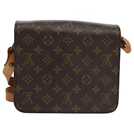 Louis Vuitton-LOUIS VUITTON Monogram Cartouchiere MM Shoulder Bag M51253 LV Auth 101622-Monogram