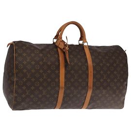 LOUIS VUITTON Monogram Keepall 60 Bolsa Boston M41422 LV Auth 101679 Monograma
