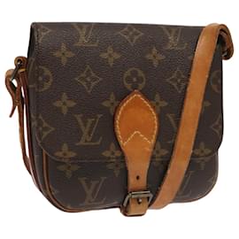 Louis Vuitton-LOUIS VUITTON Monogram Cartouchiere PM Shoulder Bag M51254 LV Auth 105146-Monogram