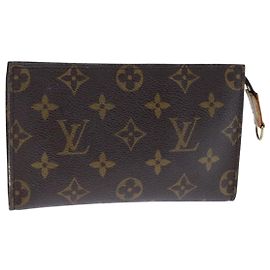 LOUIS VUITTON Monogram Bucket PM Accessory Pouch LV Auth th5521 Monogram
