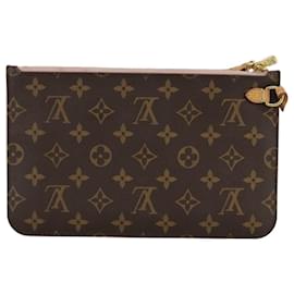 Louis Vuitton-LOUIS VUITTON Monogram Neverfull MM Pouch Accessory Pouch LV Auth 106177-Monogram