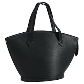 Louis Vuitton-LOUIS VUITTON Epi Saint Jacques Hand Bag Black M52272 LV Auth bs20673-Black