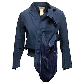 YOHJI YAMAMOTO Giacche T.International S Velluto Blu navy