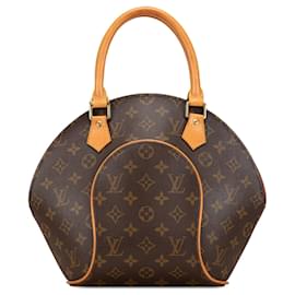 Louis Vuitton-Brown Louis Vuitton Monogram Ellipse PM Handbag-Brown