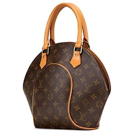 Louis Vuitton-Brown Louis Vuitton Monogram Ellipse PM Handbag-Brown