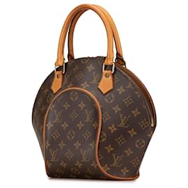 Louis Vuitton-Brown Louis Vuitton Monogram Ellipse PM Handbag-Brown