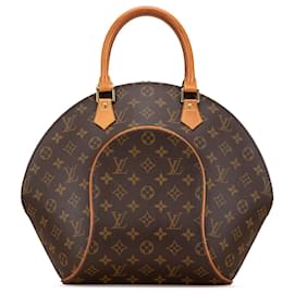 Louis Vuitton-Brown Louis Vuitton Monogram Ellipse PM Handbag-Brown