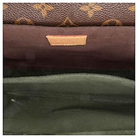 Louis Vuitton-Brown Louis Vuitton Monogram Pochette Metis Satchel-Brown