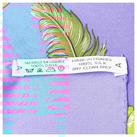 Hermès-HERMES Scarves T.  Silk-Blue