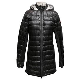 Black Canada Goose Hooded Down Puffer Coat Size US M Black