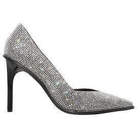 Tacchi LANVIN T.EU 38 Tessuto Argento