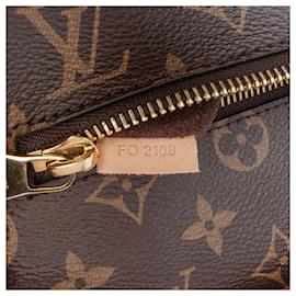 Louis Vuitton-Brown Louis Vuitton Monogram Pochette Metis Satchel-Brown
