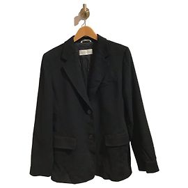 MAX MARA Jacken T.FR 42 Wolle Schwarz